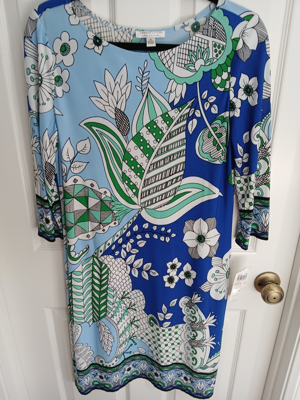 NWT London Style Collection Floral Dress